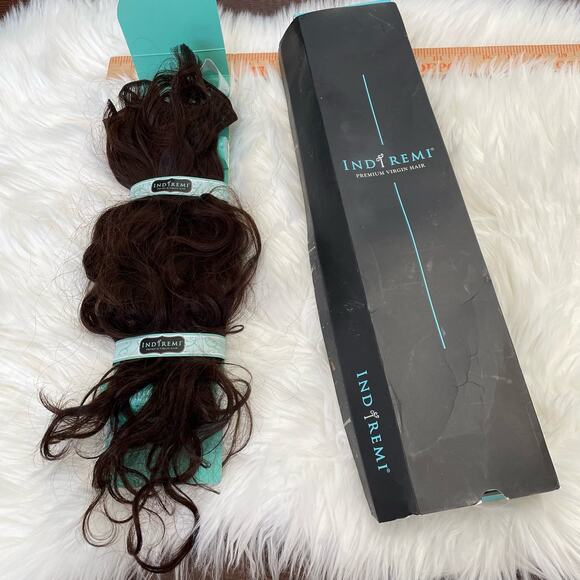 Bobbi Boss Indi Remi Pacific Wave #2 Virgin Hair 2 Wefts Only Length 18” Brown - Picture 1 of 9